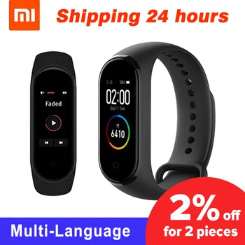 

Xiaomi Mi Band 4 Sport Waterproof Smart Band Color AMOLED Screen Bracelet Heart Rate Fitness Tracker Bluetooth Mi Band