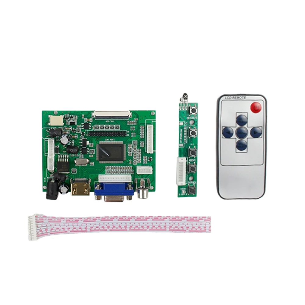 Плата контроллера LCD TTL LVDS HDMI VGA 2AV 50PIN для AT070TN90 92 94 поддержка автоматической платы