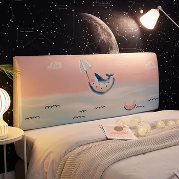 

Soft Easy To Clean And Thickened Elastic Full Cover Bedside Cover Bedside Back Protection Dust Cover Bedside Board Cover