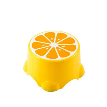 

4 Colors Lovely Stools Fruit Pattern Living Room Non-slip Bath Bench Child Stool Changing Shoes Stool
