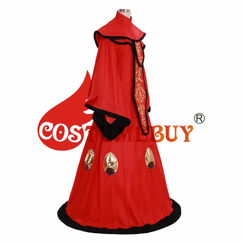 CostumeBuy, Звездные войны, Phantom Menace, косплей, queen Padme Amidala, костюм для косплея, королева, Padme, красное платье, платье, костюм L920