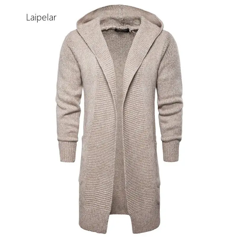 2020 New Fashion Casual Men's Long Sweater Male Sweaters Hooded Coat Knit  Long Sleeve Cardigan Jacket Slim Thick Warm Sweater - buy at the price of  $24.26 in aliexpress.com | imall.com