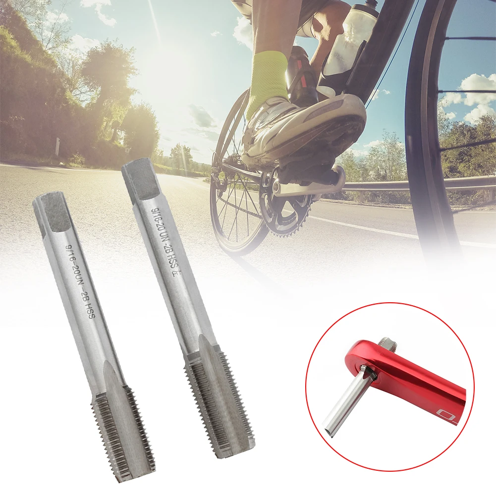 Bicycle Crank Thread Tap Pedal Accessories HSS Left Right Hand Thread Repair Drill Bits MTB Road