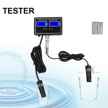 

Online PH EC Conductivity Monitor Meter Testers for Aquaculture Pond Water Quality HYD88