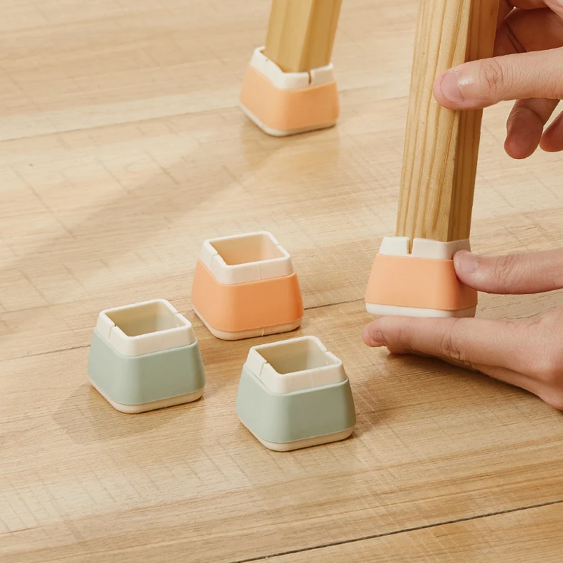 Silicone Table Chair Foot Cover Protective Floor Cover Mute Table Leg