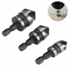 3pcs/set 90 Degree 1/4 Hex Shank Drill Bit 5 Flute 12-19mm Woodworking Chamfer Counter Sink Chamfering Debur Countersink ► Photo 2/5