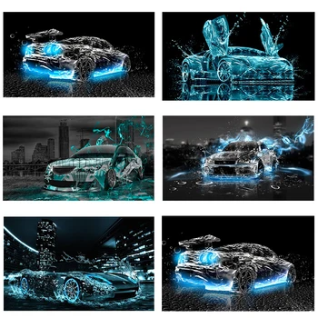 

Muxun 5D Diy Full Square Drill Diamond Painting Cross Stitch Gorgeous Sports Car Embroidery Rhinestone Mosaic Home Decor Jq338