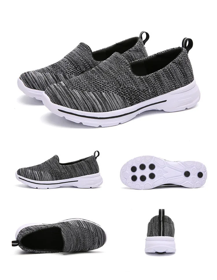 QJ 1938-2019 Autumn Mesh Women Sneakers Woman Sport Walking Flats-3