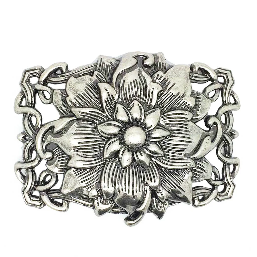 Skull Skeleton Belt Buckle Cowboy Vintage Metal Western Cowboy Rodeo Horse Deer