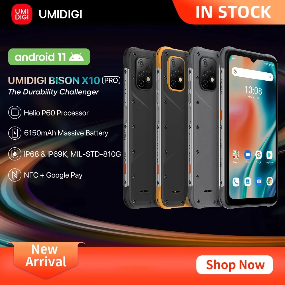 Cover Flip Per Umidigi Bison X10 PRO, Pieghevole Portafoglio Custodia