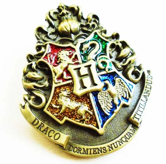 Gryffindor/Hogwarts Slytherin School Metal Cool Badge Pin Brooch Chestpin Costume Accessory Gift