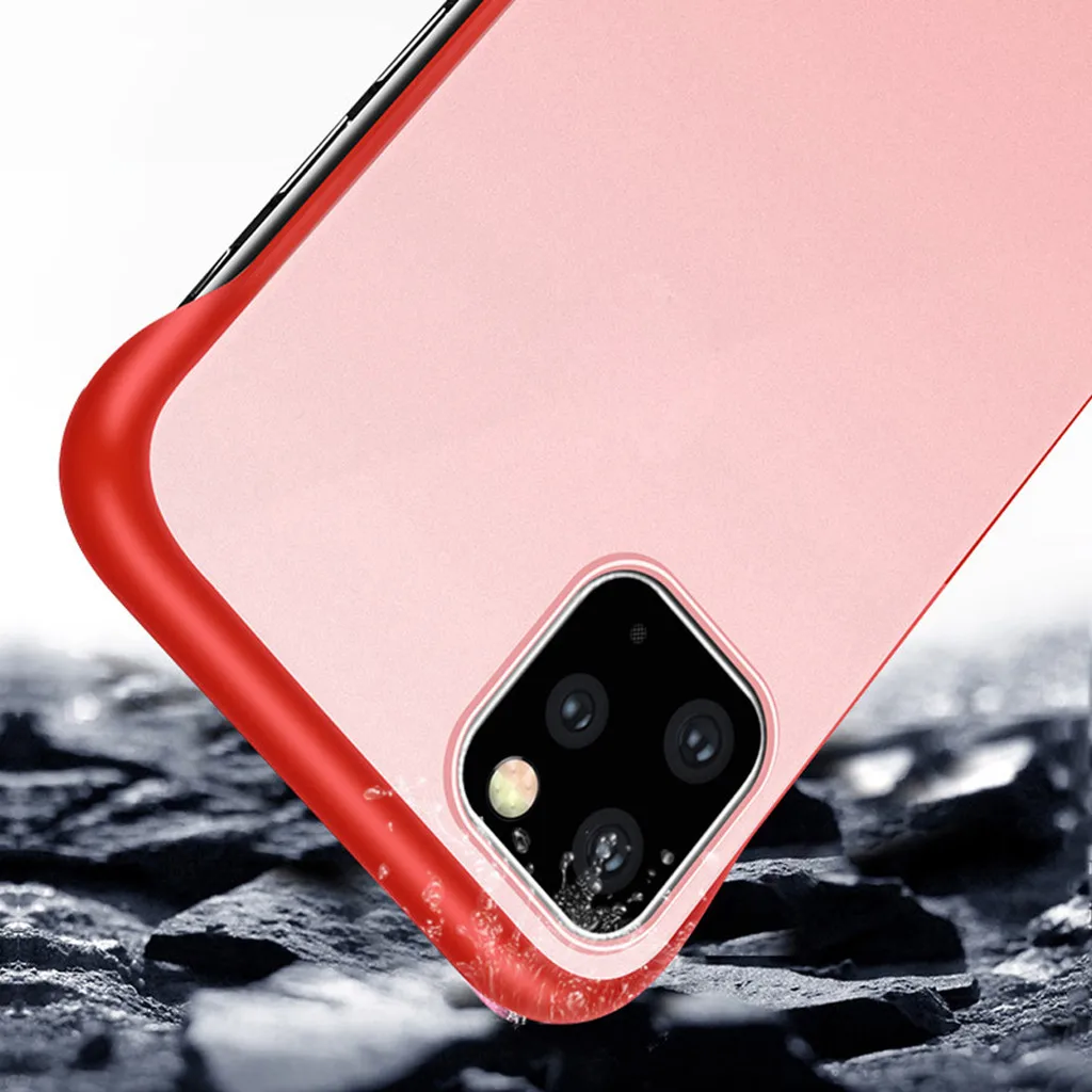 Mosunx для iphone 11 6,1 дюймов и 11 Pro Max 6,5 дюймов 11 Pro дюймов Ультратонкий матовый полупрозрачный защитный чехол