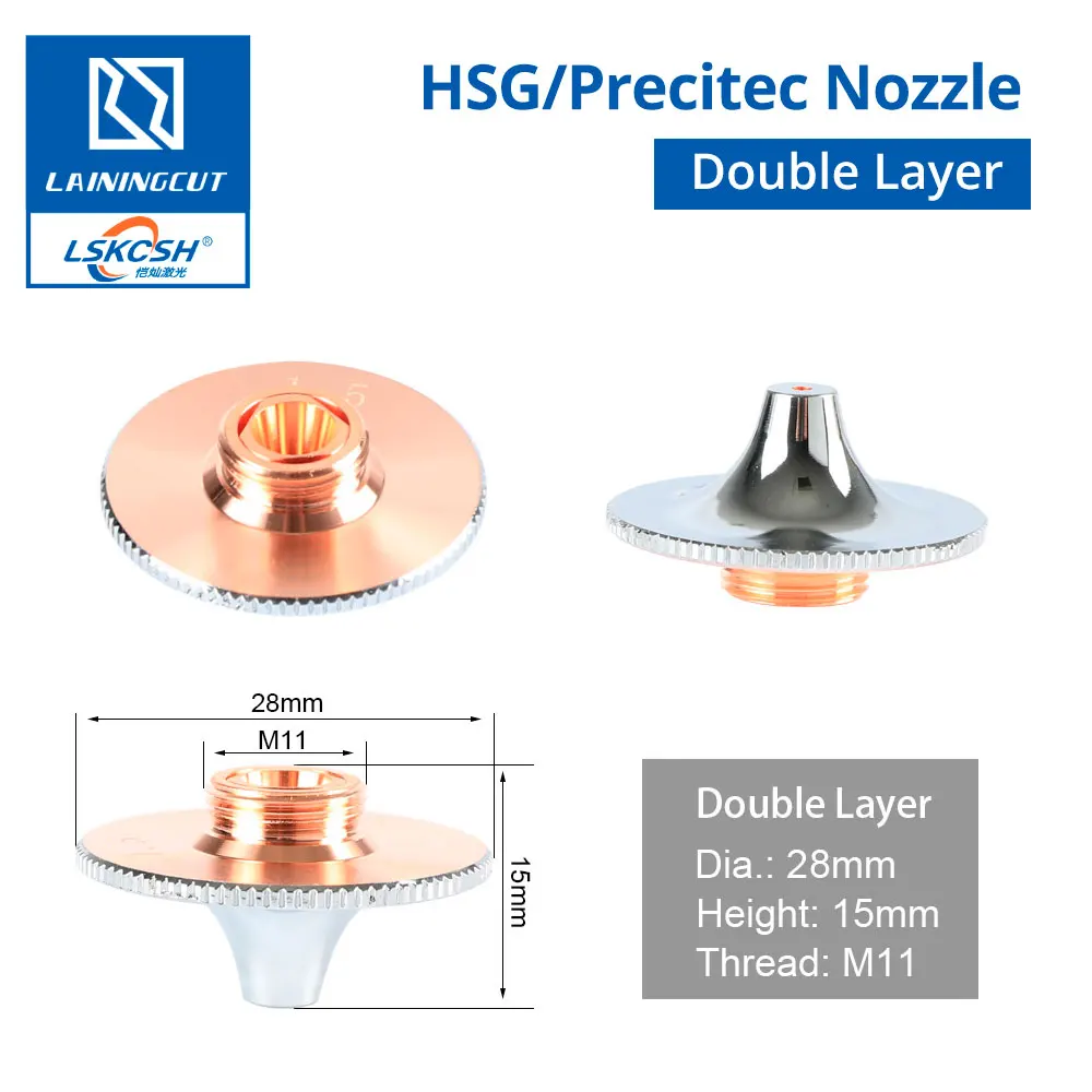 Лазерная насадка LSKCSH 10 шт./лот Precitec диаметром 28 мм M11 для Han's Farley Laser Lab Yawei HSG