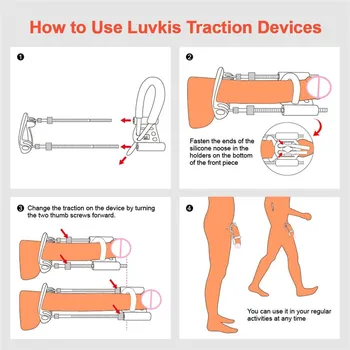 Medical Penis Pump Enlarger Stretcher Male Enhancement Kit Penis Tension Trainer Penis Enlargement Pro Extender Sex Toys For Men 6