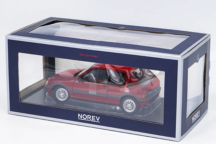 1:18 высокое тщательное 1991 PEUGEOT 205 GTI сплав модель автомобиля статические металлические модельные автомобили с оригинальной коробкой