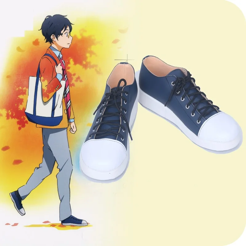 Unisex Anime Cosplay Your Lie in April Arima Kousei Costumes Shoes Custom Made |