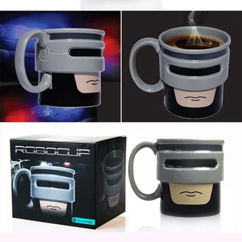 

RoboCup Animation Cartoon Milk Tea Cup Character Ceramic X Man Mugs Office Home Creative Hero Robo Fans Gifts 16OZ