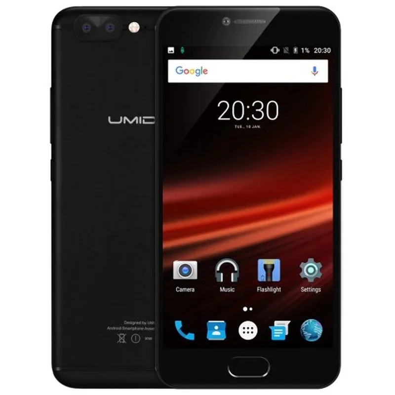 Смартфон UMIDIGI Z1 Pro, 6 ГБ ОЗУ, 64 Гб ПЗУ, 5,5 дюймов, Android 7,0, Восьмиядерный процессор MTK6757, 2,3 ГГц, 4000 мАч, отпечаток пальца, 13,0 МП, мобильный телефон