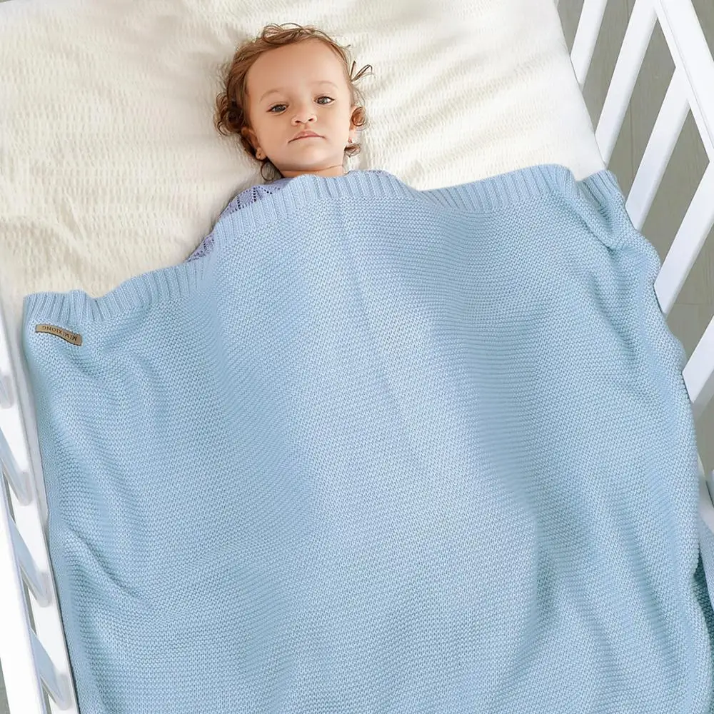 Blankets Newborn Baby Birth Stuff Knitted Fabric Cotton Boys Stroller Super Soft Infant Swaddle Kids Bedding Girl Infantil Wrap swaddle blanket cotton swaddle knit blanket