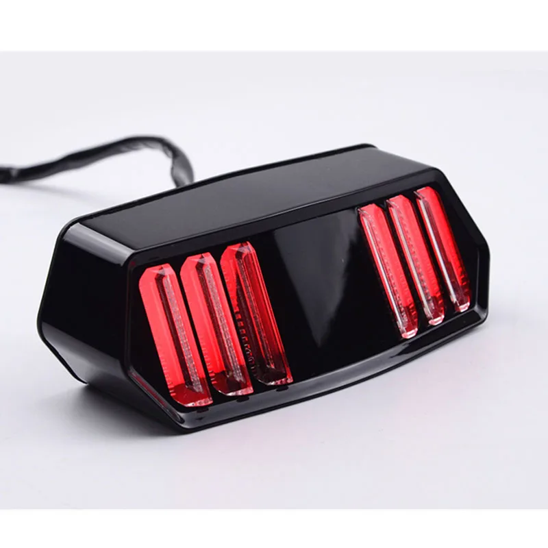 Светодиодные Габаритные огни Cafe Racer задний тормозной фонарь для мотоцикла