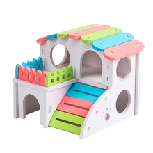 Радуга Цвет хомяк Гнездо Спальный дом Роскошные клетки для домашних животных "сделай сам" укрытие игрушка «хижина» мелких животных поставки хомяк убежище Радуга Цвет хомяк Гнездо Спальный дом Роскошные клетки для домашних животных "сделай сам" укрытие игрушка «хижина» мелких животных поставки хомяк убежище