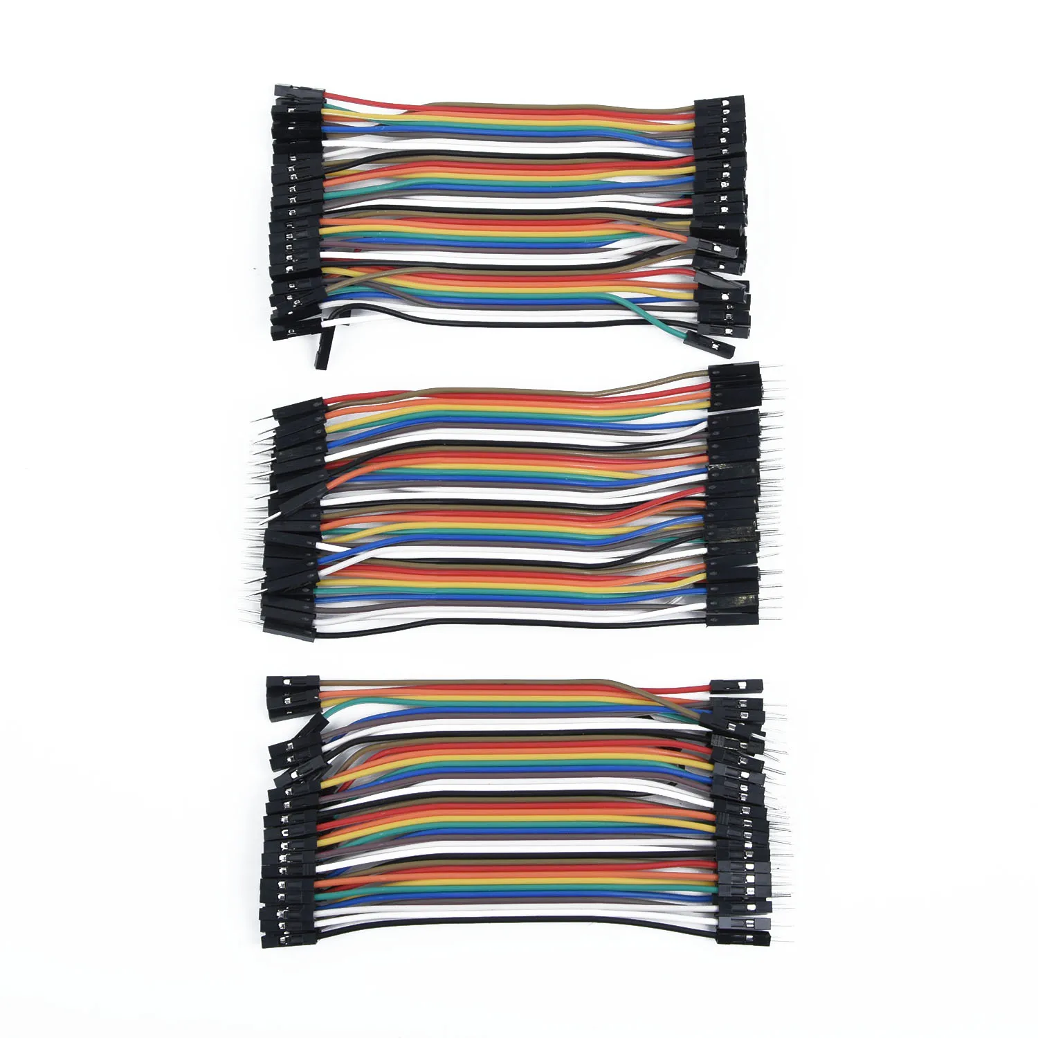 

120Pcs Cable Good Breadboard 11cm Lead for Arduino M-F Male to Female Wire Dupont New Practical Useful