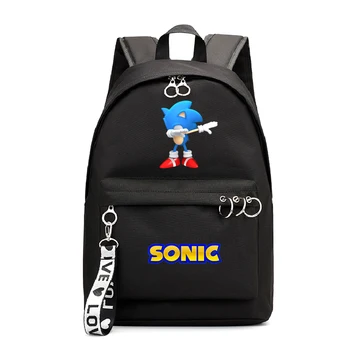 

Sonic Backpack Girls Anime School Bags Sonic Laptop Backpack Fashion Backpack For Women Girls Student Schoolbag Stationary Bag