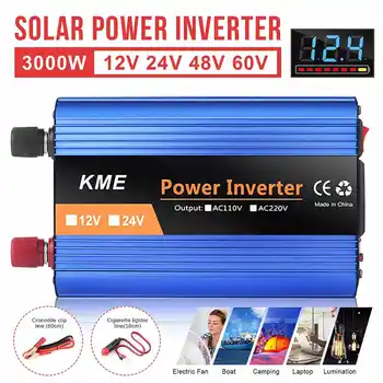 

Inverter 12V 220V 3000W Power Inverter Voltage Convertor Transformer 12/24V to 220V Inversor Modified Sine Wave