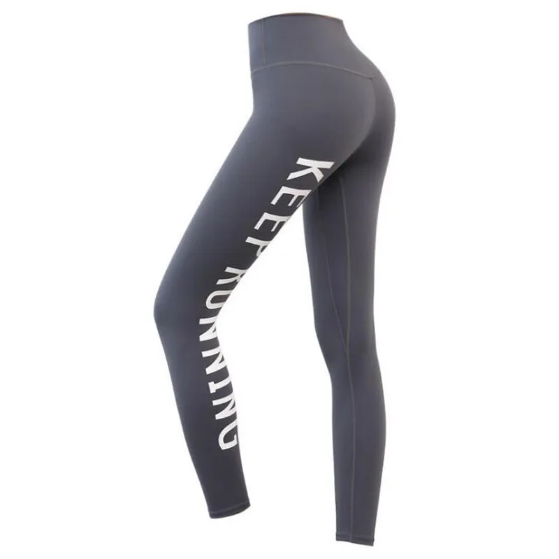 Women Yoga pants nylon+spandex naked feel leggings high waist yoga pants women's hip lift tights sports running fitness pants