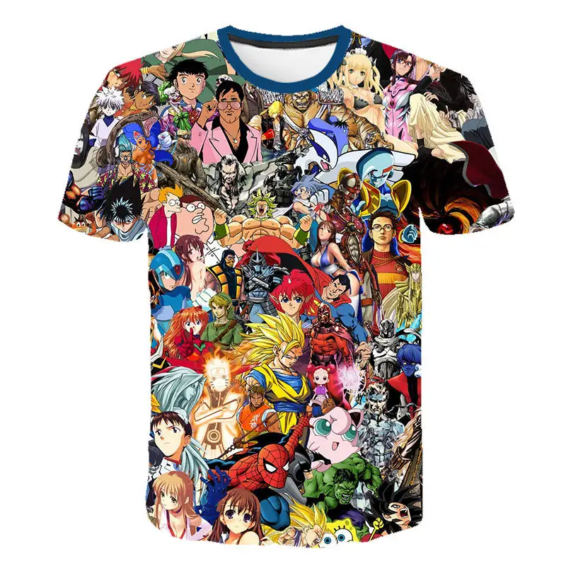 Коллекция года, летняя модная футболка для мальчиков футболка с 3D принтом «Жемчуг дракона» для мальчиков и девочек, детская одежда