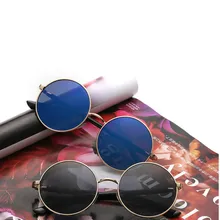 Новые винтажные овальные классические солнцезащитные очки ретро трендовая модная круглая оправа зеркальная защита глаз от солнечного излучения HD очки