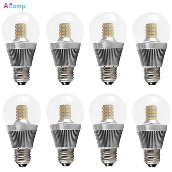 

E26 E27 Corn LED Bulb 9W Glass Bubble Ball Spotlight 3000K to 6000K Color Energy Saving Lamp Home Office Ceiling Lights 8Pack