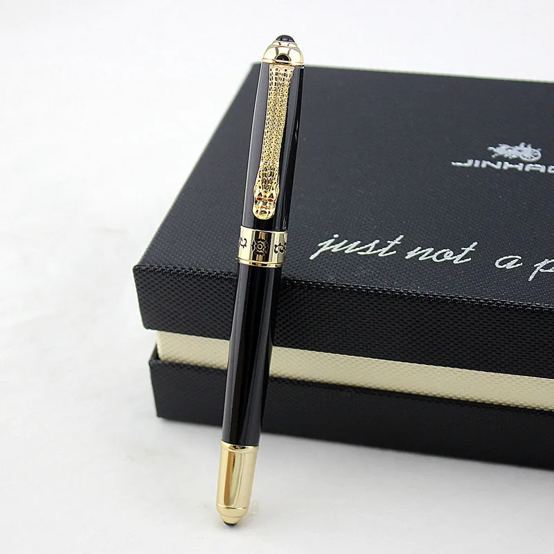JINHAO 1000 черные роскошные бизнес средние перьевые ручки новые офисные бизнес школьные чернильные ручки
