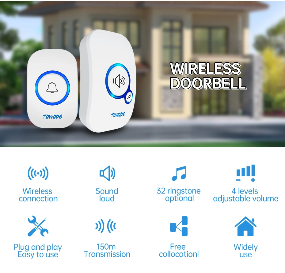 Home Wireless Doorbell 