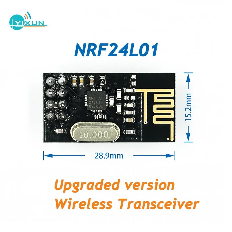 

Upgraded version NRF24L01 Wireless Transceiver 24L01 data transmission WiFi Module For Arduino Microcontroll module PCB Antenna