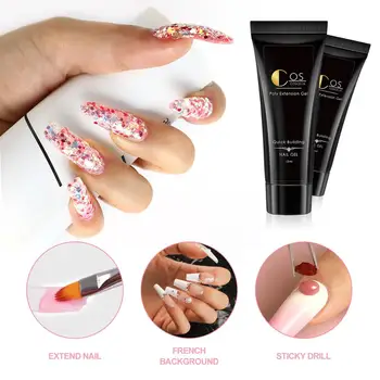 

1pc Poly Nail Gel Manicure Set Extend Builder Poly Nail Gel Kits Finger Nail Extension UV LED Acrylic Builder Gel Manicure Tools