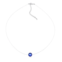 Baffin женское ожерелье с невидимой линией простой жемчужный кристалл от подвеска Сваровски чокер прозрачная леска Collier Femme