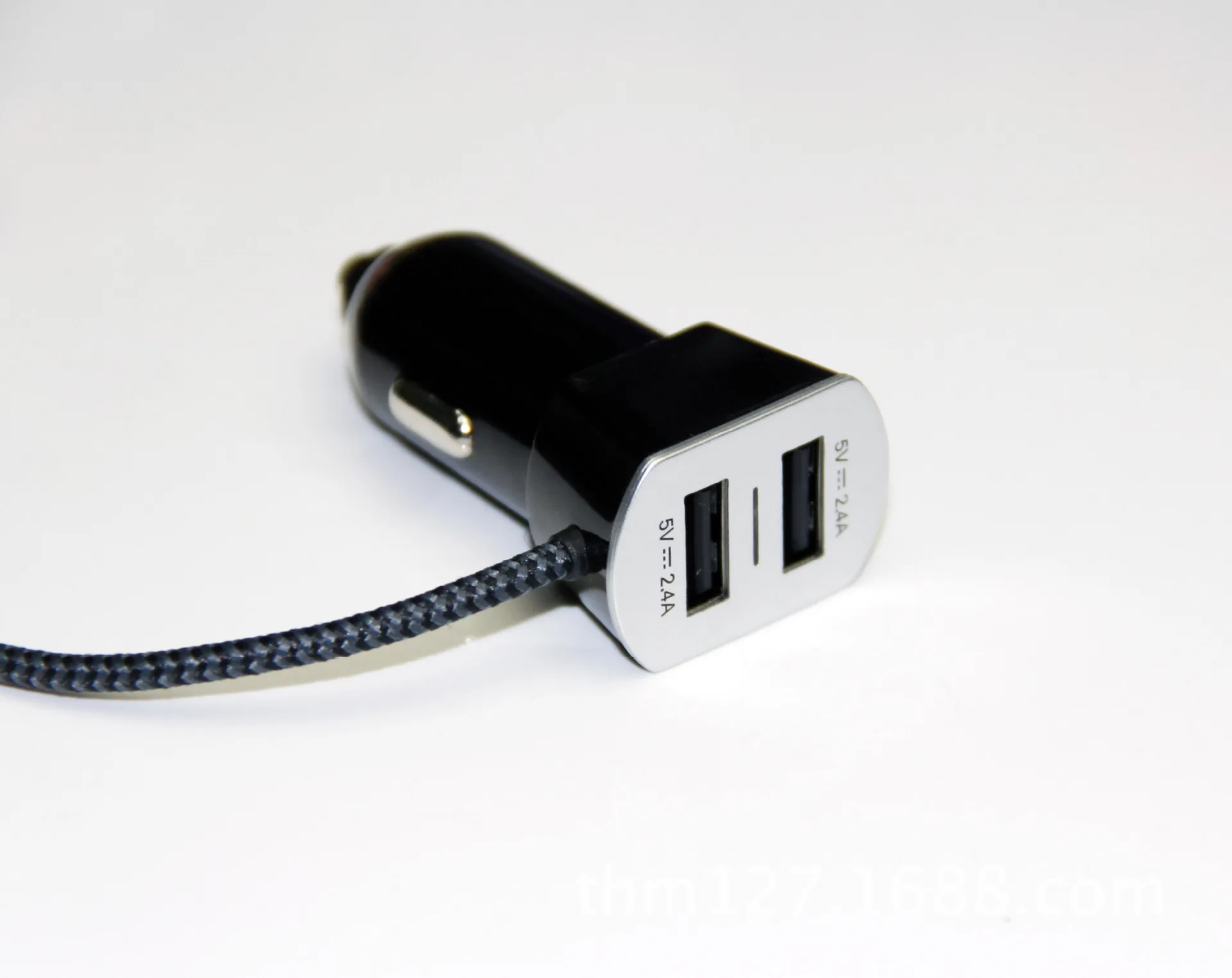 USB Автомобильное зарядное устройство, iPhone X зарядное устройство для мобильного телефона, интеллектуальная быстрая зарядка, двойное 4.8A большое зарядное устройство для автомобиля