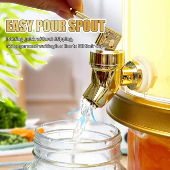 

Hot 2 Tiers Cold Drink Juice Dispenser Wine Beer Pourer Ice Beverage Holder Machine Commercial Kitchen Bar Tools Large Capacity