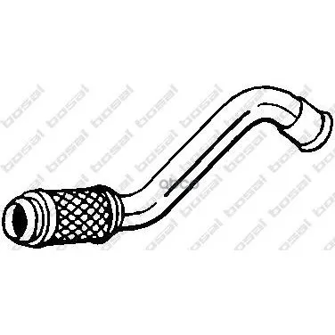 Труба Соединительная Peugeot Partner/307/Citroen Berlingo/C4 1.6hdi Bosal 713077 Bosal арт. 713077