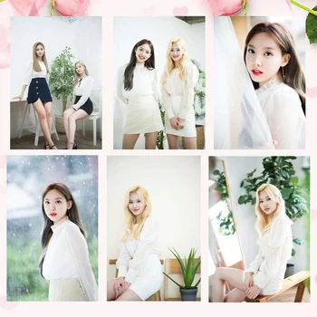 

Hot Sale 16 Pcs/Set K-POP TWICE New Album Feel Special The Same Paragraph LOMO Card Postcard Photo Card Around The Concert