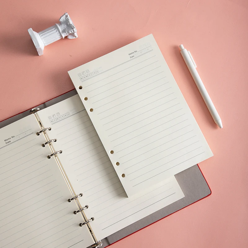 Ruize a5 Caderno de Couro Diário Anel Espiral Fichário Planejador Notepad Recarga Capa Dura Escritório Nota Livro Agenda Artigos de Papelaria Suprimentos - Imagem 5