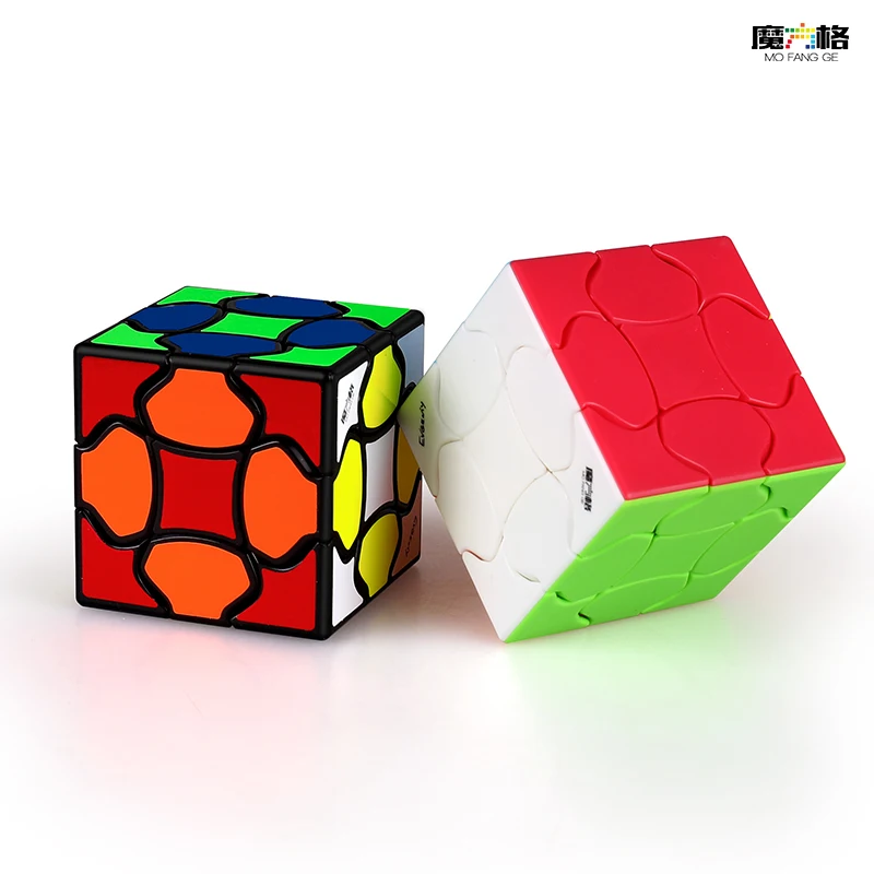 CuberSpeed Qiyi пушистый кубик 3x3 без наклеек qiyi 3x3x3 черный | Игрушки и хобби