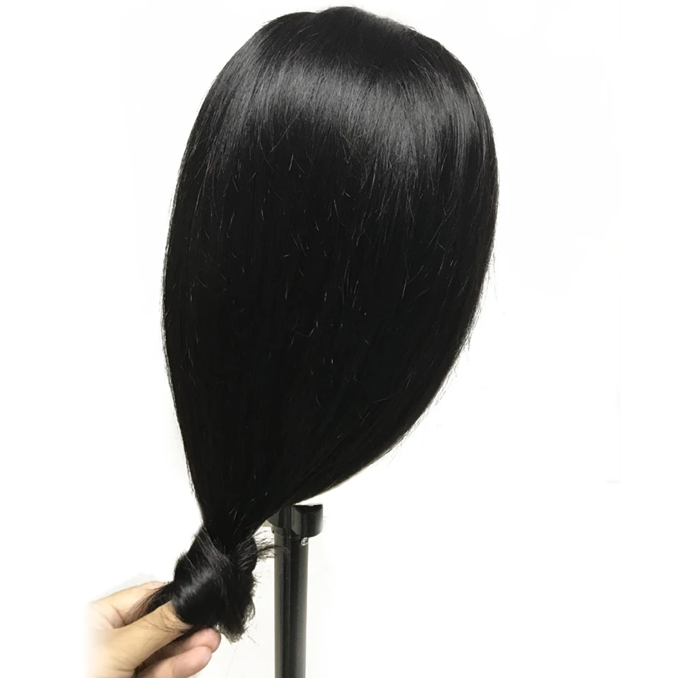 Волосы HairUGo прямые 2*4 человеческие волосы на кружеве парики 10-22 дюймов перуанские человеческие волосы парики натуральный цвет Remy человеческие волосы парики