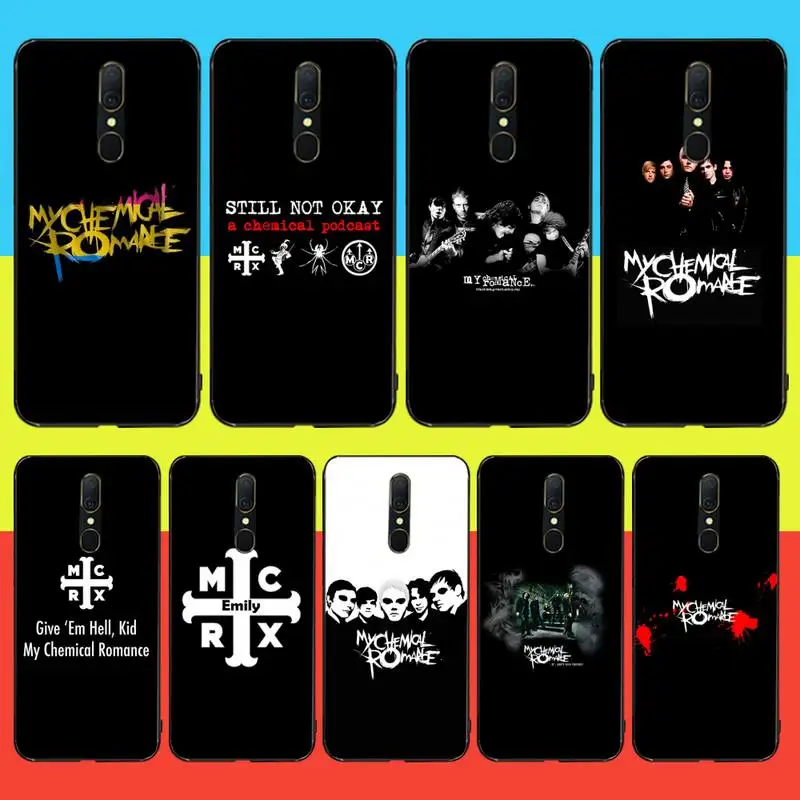 

HPCHCJHM My Chemical Romance Phone Case For Oppo A5 A9 2020 Reno2 z Renoace 3pro Realme5Pro