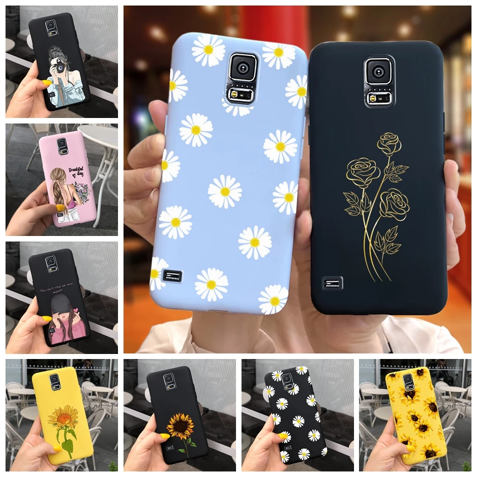 Custodia Per Fiori Bella Per Samsung Galaxy S5 S 5 I9600 Sm-G900F S5 Neo Sm-G903F G903 S5 Duos G9006 G9006V Custodia Morbida In Silicone Capa