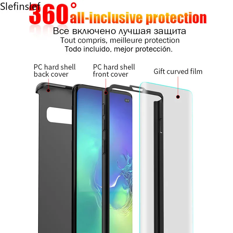Чехол с полным покрытием 360 градусов для Samsung Galaxy S20 ultra S10 S9 S8 Plus S10E A10 A20 A40 A50 A71 A51 A70