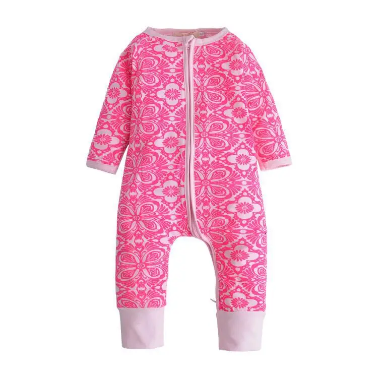 Pink Одежда для маленьких мальчиков; комбинезоны для новорожденных; мягкая флисовая одежда для маленьких девочек; сезон весна-зима; теплый детский комбинезон - Цвет: Pink