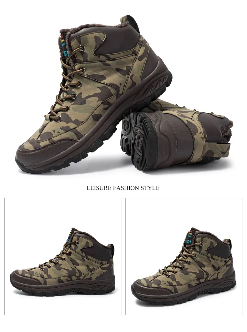 Зимние мужские ботинки; военные теплые военные ботинки; Тактические камуфляжные сапоги; непромокаемые армейские ботинки Askeri Bot; Erkek Ayakkabi