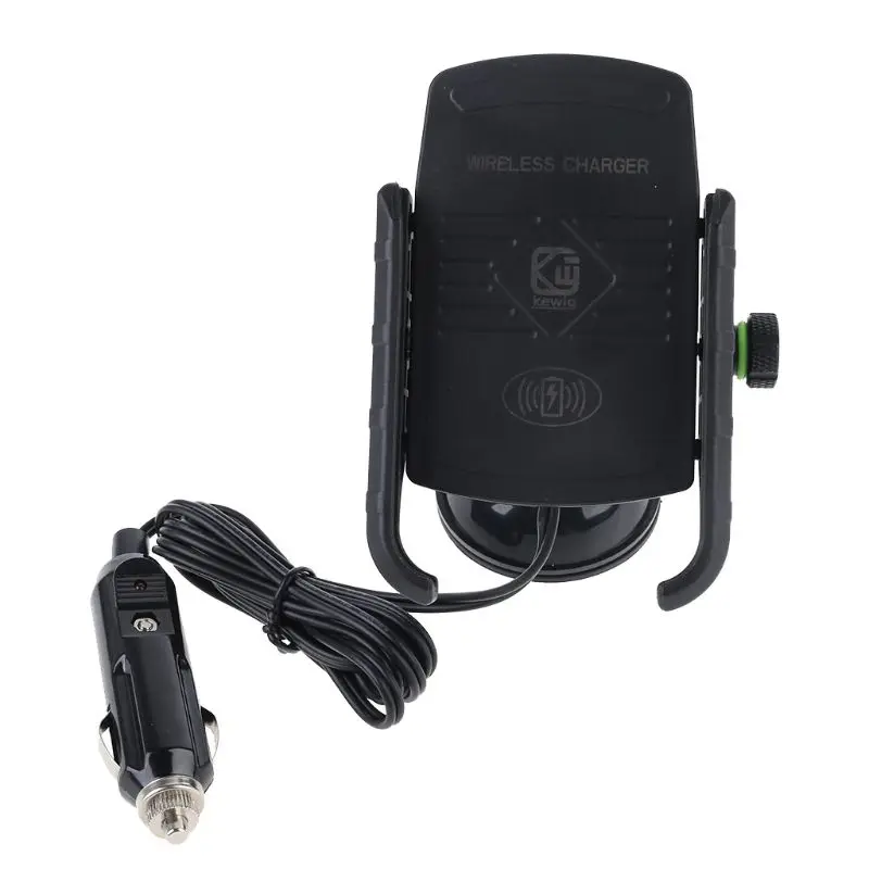 360° Qi Wireless Car Suction Smartphone Fast Charger Mount Holder Stand Cradle 95AF